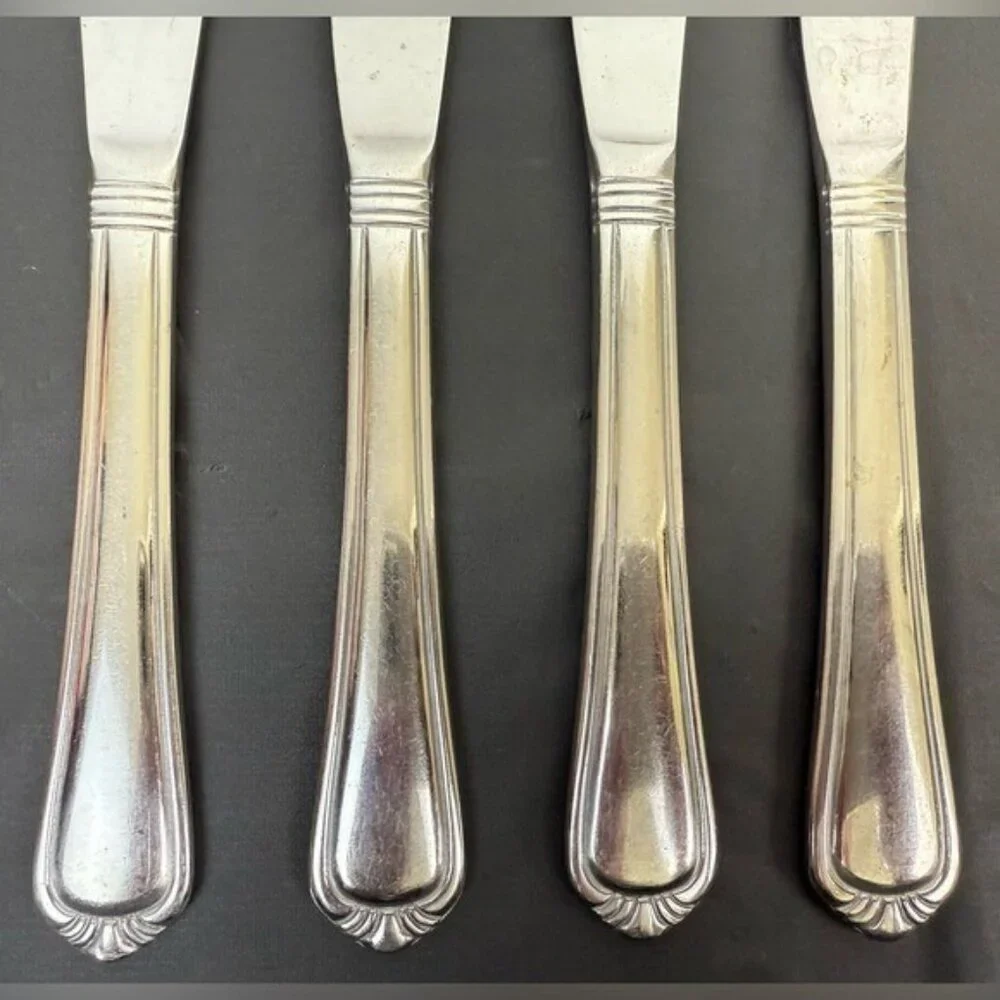 PFALTZGRAFF Nouveau Lot of 4 Knives Stainless Cutlery Flatware Pattern‎ PFFNOU